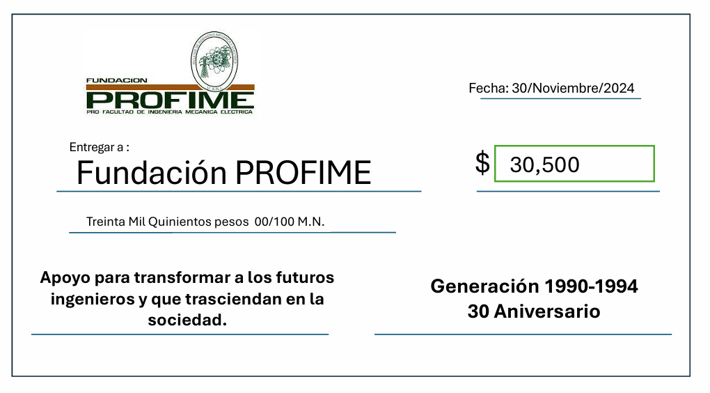 Cheque Generación 1990-1994